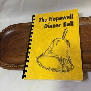 Vintage The Hopewell Dinner Bell Cookbook 1971